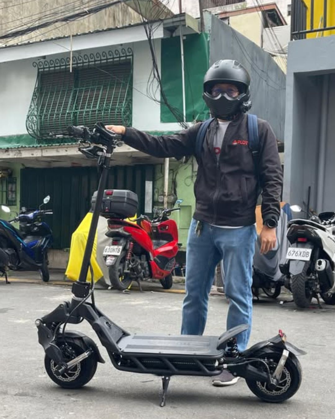 Picture from a Motur Electric Customer using Nami Blast Base