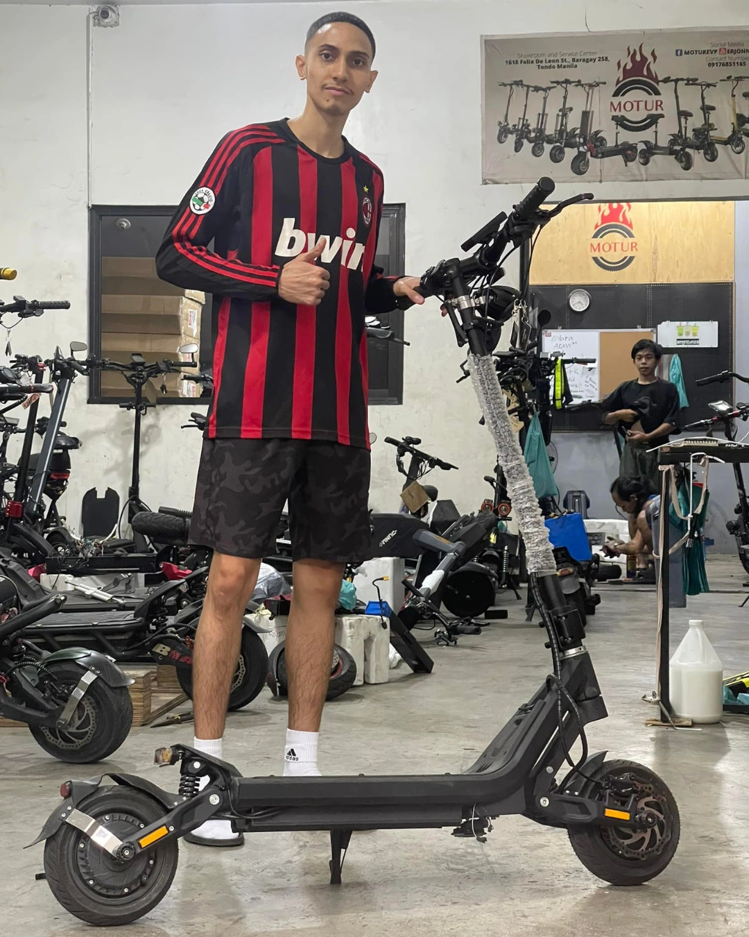 Picture from a Motur Electric Customer using Nami Stellar Max